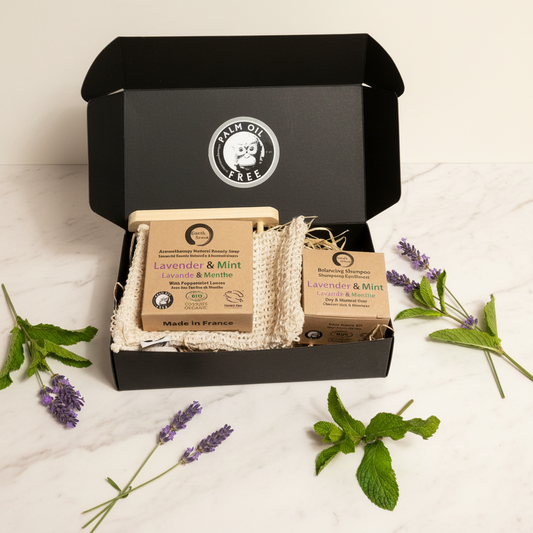 Gift Set DUO - Organic Solid Shampoo & Organic Solid Soap plus accessories - MADE TO ORDER-0