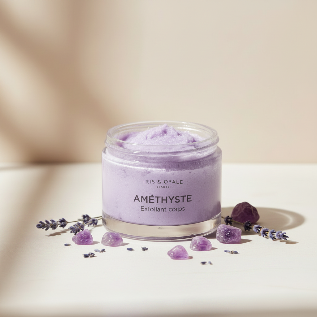Exfoliant corporel Améthyste Iris & Opale Beauty