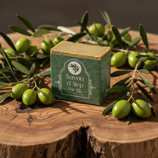 Savon Alep petit pur à l'huile d'olive 120g-0