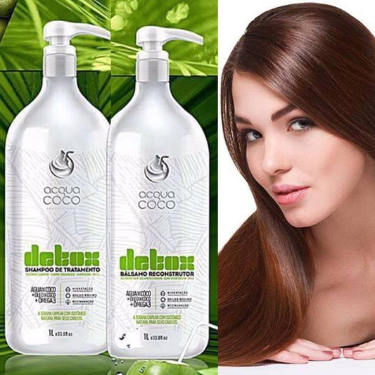 Grand kit soin traitant - 1 litre (2 pc : Shampoing + Soin Botox Balsamo)-0