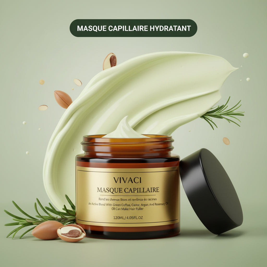 Masque Capillaire Hydratant au Romarin Vivaci-0